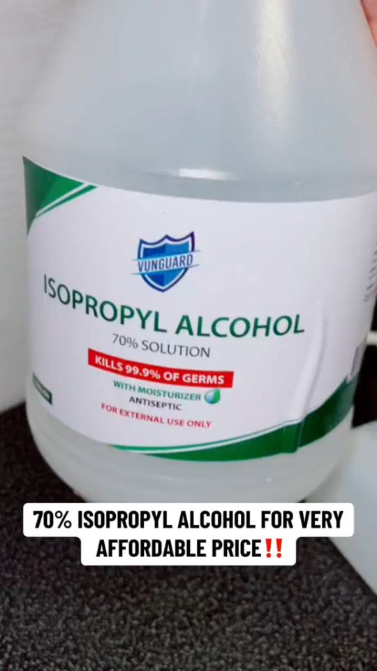 70% ISOPROPYL ALCOHOL DISINFECTANT ANTISEPTIC 1 GALLON ONLY