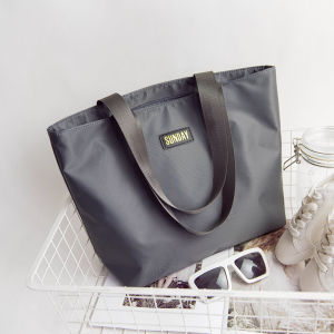 Large Capacity Nylon Womens Shoulder Bag 2022 Original Tote Bag Simple Waterproof Handbag Casual Style Single Strap Bag
