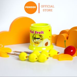 Pondox Garpu Kue Motif Buah Premium Garpu Buah Tusuk Buah Garpu Pempek Fruit Fork