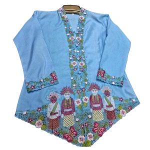 KEBAYA ONDEL ANAK/KEBAYA ONDEL-ONDEL BETAWI WANITA ANAK SD