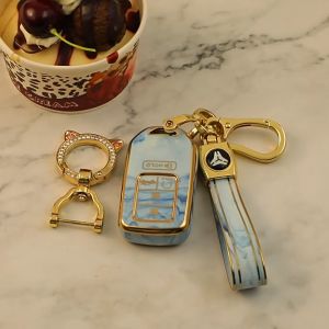 Honda WRV Key Cover 2023 Pink Marble Car Casing Cover Keychain New WRV Accessories Accessori 1.5V 1.5S 1.5RS 1.5E 2024