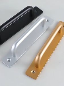 Aluminum Alloy Door Handles Balcony Bedroom Door Grab Bar Suitable Sliding Barn Closet Sheds Fence Handle for Gate