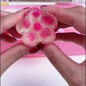 Đồ chơi squishy hình chân mèo bằng sáp gel cho trẻ em gái diy Bộ vật liệu bộ sáp lacquer lửa viên sáp bộ đầy đủ