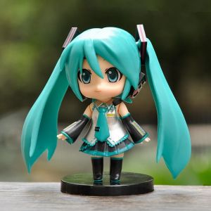 Bandai | New Anime Hatsune Miku Action Figure Kawaii Collection Model Pink Sakura kawaiii Doll Collectible Toys Cake Decor