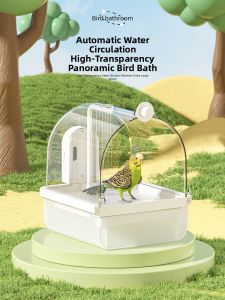 MRUN | Wireless Induction Automatic Circulating Parrot Bath 1pc