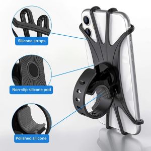 360° Rotatable Phone Holder Bicycle Mobile Phone Holder Motorcycle Bike Handle Support GPS For iPhone Samsung Xiaomi Accessories