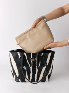 Small Size Handbag Inner Organizer Pouch Separation Wallet Dumpling Bag Tote Bag Inner Lining Bag Polyester Material Pure Color