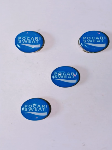 Kancing Race/Marathon/Lari BIB Button Magnet Pocari Sweat (1 Set 4pcs)