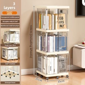 CDIN | Rotatable Storage Shelving Unit