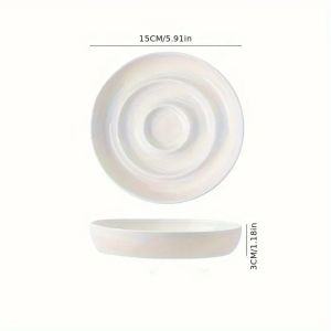 New Ceramic Cat Slow Food Bowl Anti-choking Small Dog Food Bowl Pet Supply