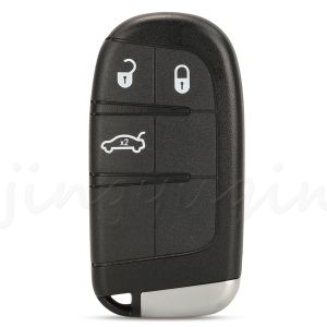 Jingyuqin M3N-40821302 433MHZ ID46 Chip Smart Remote Car Key Fob For Chrysler 300 Dodge Dart Challenger Charger Durango CY22