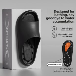 MONLEYTA | German Bathroom Waterproof Slippers Women Summer Anti-Slip Deodorant New 2025 Quick Dry Bath Special EVA Cold Slippers