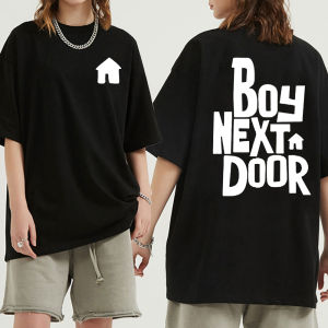 BOYNEXTDOOR New Album T Shirt Men Women Letter Print Clothes Hip Hop Cotton Short Sleeve Streetwear Fashion Punk Outfits Tees
