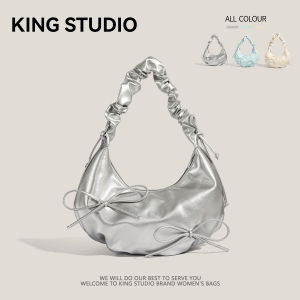 Cloud Shape Single Shoulder Bag Womens Fashion Trend 2025 Butterfly Knot Design Soft PU Leather Large Size Handbag