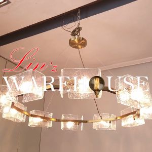 Lampu gantung hias MODERN MINIMALIS ICE SHAPED chandelier