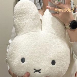 Miffy Rabbit Plush Pillow Doll Soft Toy for Bé Gáis Birthday Gift Sofa Backrest Cushion Stuffed Rabbit Dolls from China