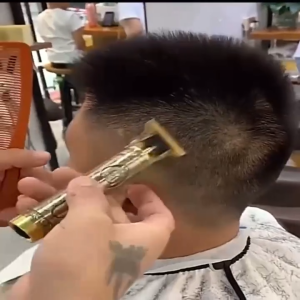 TV228 Rechargeable Battery Operated Professional Hair Clipper Razor Trimmer Electric Razor Blue Battery Included