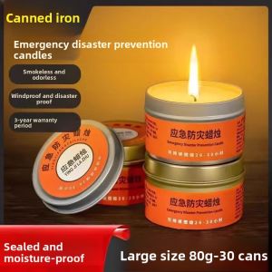 MONLEYTA | Emergency Disaster Candle Smokeless Odorless Home Power Outage Lighting Backup Earthquake Emergency Survival Windproof Candle