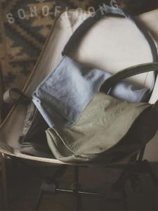 Sonofloong Vintage Leather Shoulder Bag Large Crossbody Mailman Bag Trendy UT.Satchel Goat Skin Durable Casual Handbag