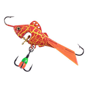 Goture Sinking Fishing Lure winter Wobbler Ice Jigging Bait Crankbaits Fishing Tackle Balancers for Trout Bass Pike Carp Pesca