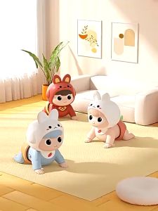 Belajar Merangkak Mainan / Bayi Merangkak Elektrik Musikal Bayi 6-12 Bulan