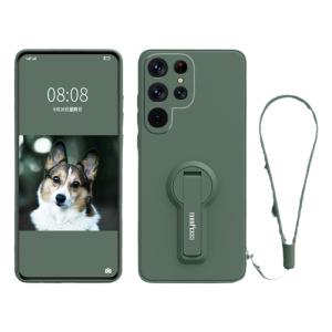 GGUU | Samsung S23 Ultra Phone Case Liquid Silicone Protective Cover With Stand Full Protection Compatible With S25 S25 Plus S23 Plus