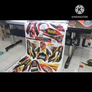 Decal sticker sangkar murai bnr Samurai no 1 2 3 4