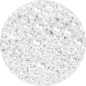 10-1000pcs White No Hole ABS Imitation Pearls Multi-size Loose Pearl Beads for Jewelry Making DIY Bracelet Necklace Accessories
