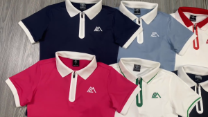 Áo Thun Thể Thao Cổ Trụ MILIN Có Khoá Kéo Vải Thun Xịn Co Giãn Tốt - AML04