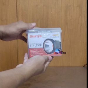 Senter Kepala Surya LED SYH L255R 25 Watt Putih Water Resistant Cahaya Putih