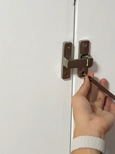 Nightlight latch door lock no-drill door bolt zinc alloy door and bathroom lock hotel room door anti-theft latch 夜光门锁