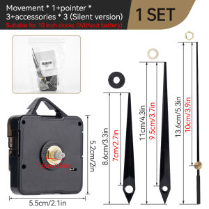 6168 Model Quartz Clock Movement Motor Mechanism Kit DIY Wall Clock Quiet Pointer Replacement Movement Mechanism Repair Tool