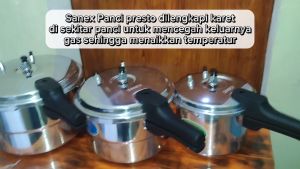 Sanex Panci Presto SN-8.0L 8 LiterPanci Sedang / Panci Murah / Panci Ori / Presto daging / Presto sayur / Panci Sayur / Tempat Masak sayur / Panci Murah Ori / Panci Tebal / Panci Harga Murah / Panci Serbaguna / Panci Press / Panci Stainles