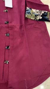 daidai (Ready Stock) Chinese Asbestos-linen Mid-sleeve Shirt CNY Men Shirt Tang Suit Chinese New Year 中国风唐装棉麻短袖盘扣拼色衬衫青春男