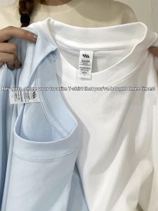 SUHUIQIAN | 100% Cotton White Long-sleeve Soft T-shirt