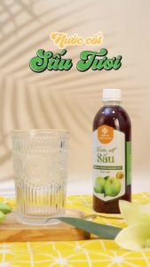 Nước Cốt Sấu Tươi Hồng Lam 500ml - Vị Chua Ngọt