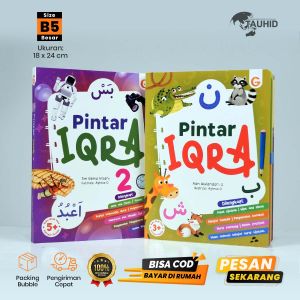 Buku Pintar Iqra 1 Dan 2 – Buku Anak Islami - Gema insani Original