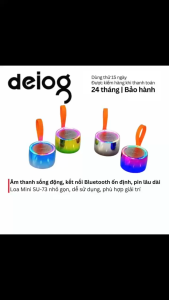 Loa Bluetooth Mini SU-73 âm thanh siêu sống động bass mạnh mẽ pin bền lâu kết nối đa dạng – Phù hợp học tập giải trí và du lịch