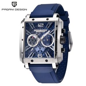 Pagani Design | PAGANI DESIGN Model 1725 Sports Men’s Chronograph Watch Japan TMI VK64 Quartz Movement Sapphire Crystal Water Resistant Fashi