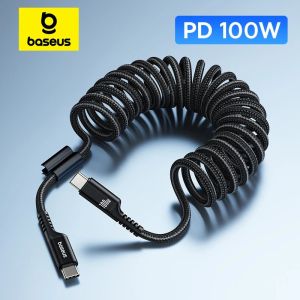 BASEUS | Baseus 100W Fast Charging USB Type C Cable For iPhone 15 USB C To Type C Wire for iPad MacBook Pro PD 100W Charger Cord