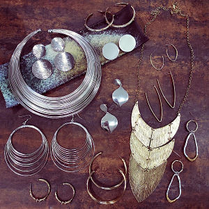 Hoa Tai Treo Hình Học Nhiều Lớp Bằng Kim Loại Bạc Vintage Dành Cho Nữ Hạt Bạc Hoa Tai Kẹp Hình Học Đa Lớp Thời Trang Cho Phụ Nữ