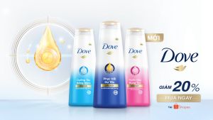 Dây 10 gói Dầu gội Dove - Phục hồi hư tổn