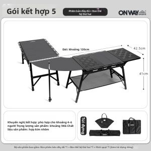 Onwaysports | Bàn Dã Ngoại Gấp Đựng Nhôm