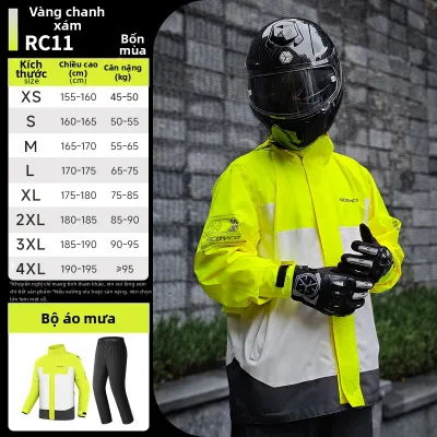 SCOYCO | Bộ Áo Mưa Cho Xe Máy Chống Thấm Nước