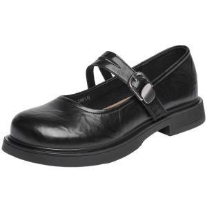 Josiny | Mary Jane Thick Sole Shoes School Style