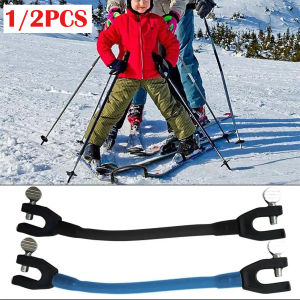 1/2Pcs Ski Tip Connector For Beginners Ski Wedge Aid Connector For Children Adults Outdoor Training Exercise Snowboarding Sports