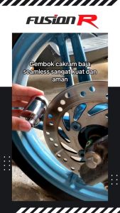 Gembok Cakram / Kunci Disc / Gembok Piringan Universal Model Seperti Bulat PNP Semua Jenis Motor dan cakram