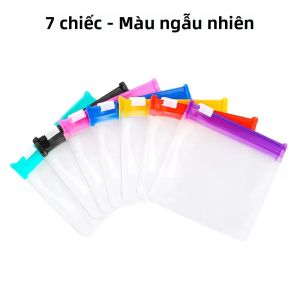 14 Cái/7 Cái/1 Bộ Túi Đựng Thuốc Du Lịch Có Thể Tái Sử Dụng Có Khóa Kéo Bán Trong Suốt Tự Đóng Kín Hộp Đựng Thuốc Cho Du Lịch