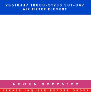 26510337 / 901-518 / 901-047 / 10000-51238 AIR FILTER ELEMENT-OUTER AND INNER 26510338 [2PCS/SET] [LOCAL STOCK. SHIP IN 24HRS. LOCAL SUPPLIER WARRANTY]  PERKINS & FG-WILSON ENGINE 100 400 1000 1100 SERIES