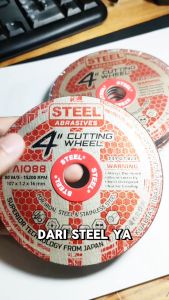 Batu Potong Steel Cutting Wheel 4 inch untuk Potong Besi Baja Mata Gerinda Kuat dan Berkualitas